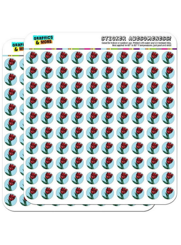 Tulip 200 1/2" (0.5") Planner Calendar Scrapbooking Crafting Stickers