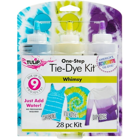 Tulip 3 Color One-Step Tie-Dye Kit for Fabric Dyeing