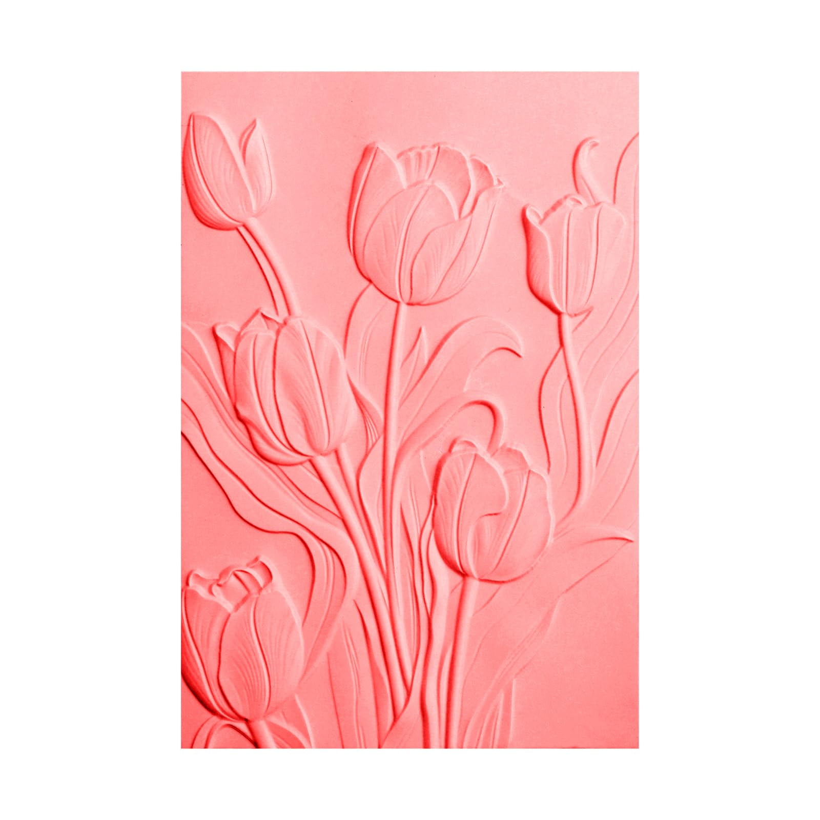 Tulip 3D Embossing Folder TSF6 for Card Making DIY Blossom Tulip Flower ...