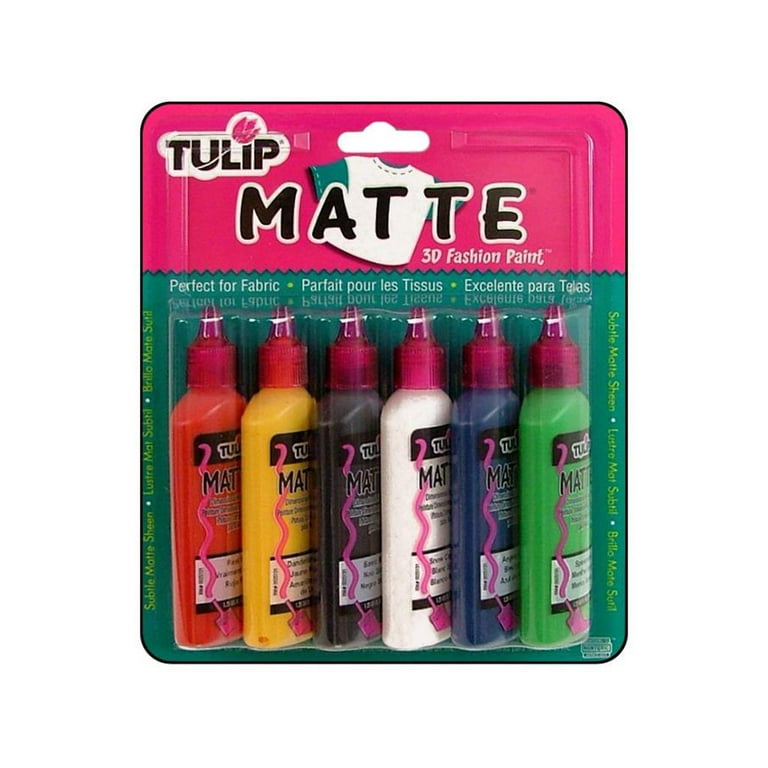 Tulip Dimensional Fabric Paint Matte 1.25 fl oz 6 Pack – Tulip Color Crafts