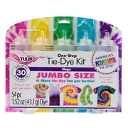 Tulip 5 Color One-Step Tie-Dye Kit Mega Bright Rainbow Dye in 8 fl oz bottles
