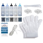 Tulip 5-Color Shibori Tie-Dye Kit - One-Step Indigo & Blue Fabric Dye Set for Artisan Designs