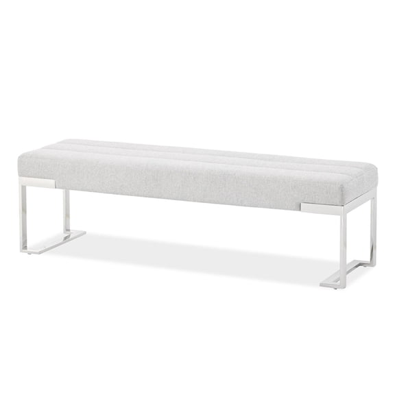Tulip Accent Bench - Gray