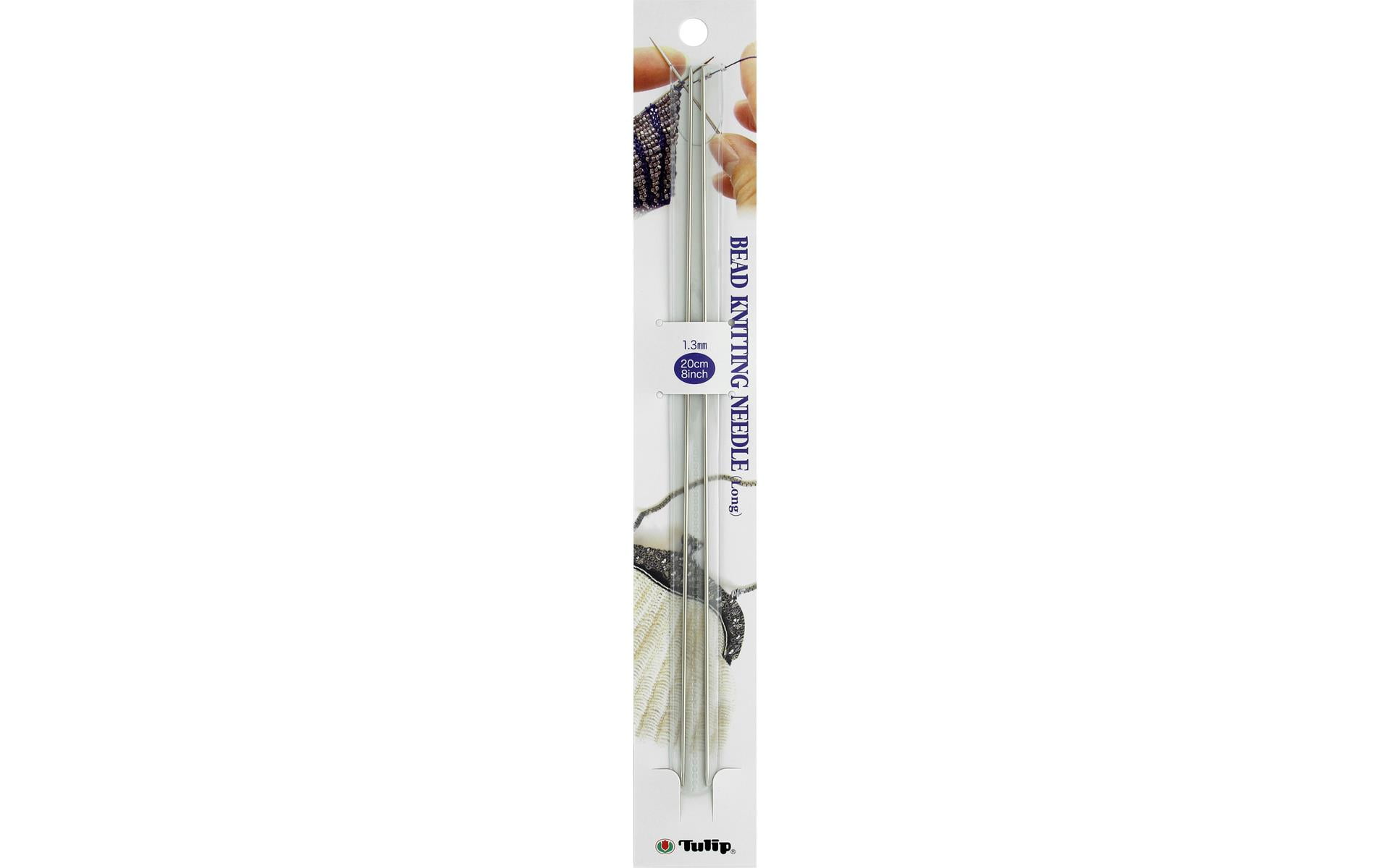 Tulip Bead Knitting Needles Long 8"