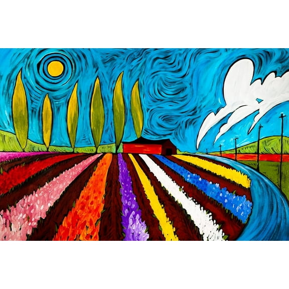 Tulip Bend by Ben Mann Poster Print