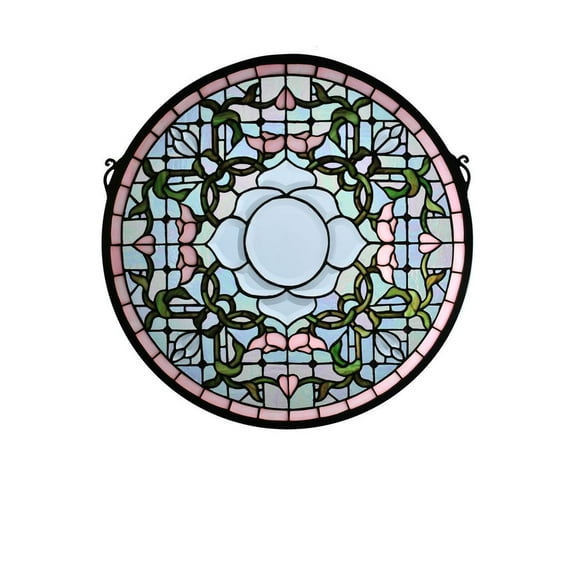 Tulip Bevel Medallion Window Panel
