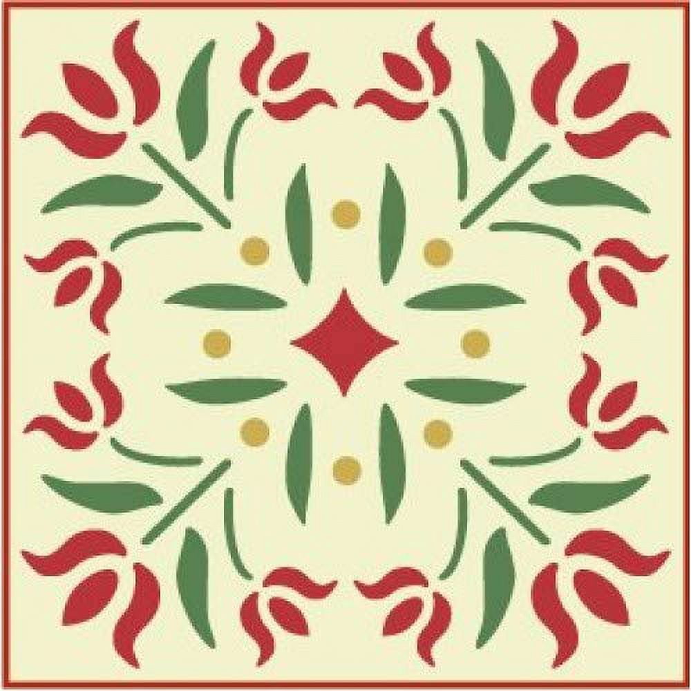 Tulip Block Quilt Stencil Quilting Stencils Plastic Stencils DIY