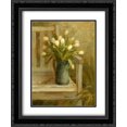 thumbnail image 1 of Tulip Bouquet on Bench 2x Matted 15x18 Black Ornate Framed Art Print by Danhui Nai, 1 of 2