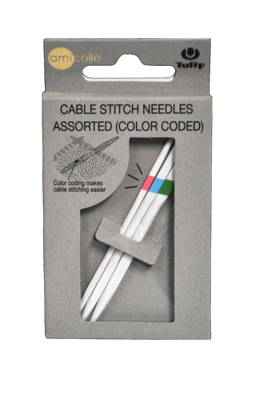 Tulip Amicolle Cable Stitch Needles Assorted-Assorted