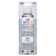Tulip Color Shot Instant Fabric Spray Paint, 3 fl. Oz. Metallic Silver, Quick Dry and Permanent