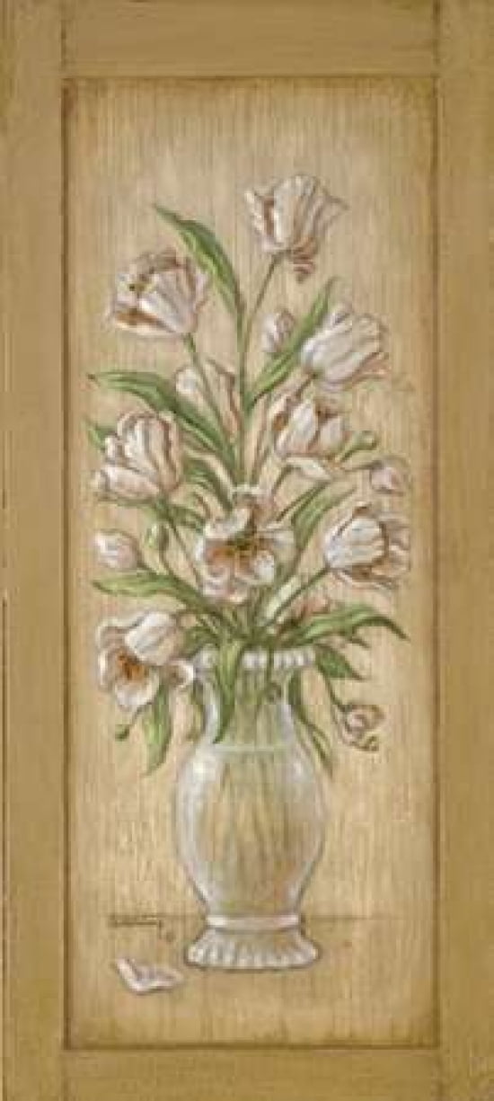 Tulip Cupboard Canvas Art - Janet Kruskamp (24 x 48)