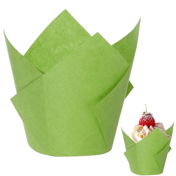 Tulip Cupcake Liners,Bakery Muffin Liners For Baking,Fancy Muffin ...