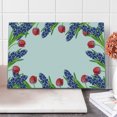 thumbnail image 1 of Tulip Cutting Board, Vibrant Flourish Rising up Cup Shaped Tulips Setting Early Summer Plants Print, Decorative Tempered Glass Cutting and Serving Board, Large Size, Red Purple Green, by Ambesonne, 1 of 5