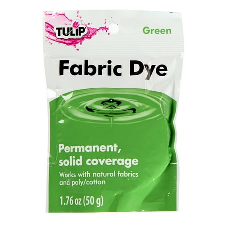 Tulip DIY Crafting Permanent Powder Fabric Dye, Green, 1.76 oz