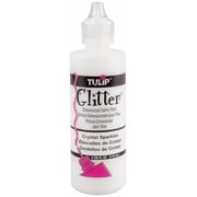 Tulip Dimensional Fabric Paint - Glitter Crystal, 4 fl oz, Permanent Craft Paint for Clothes & DIY Projects