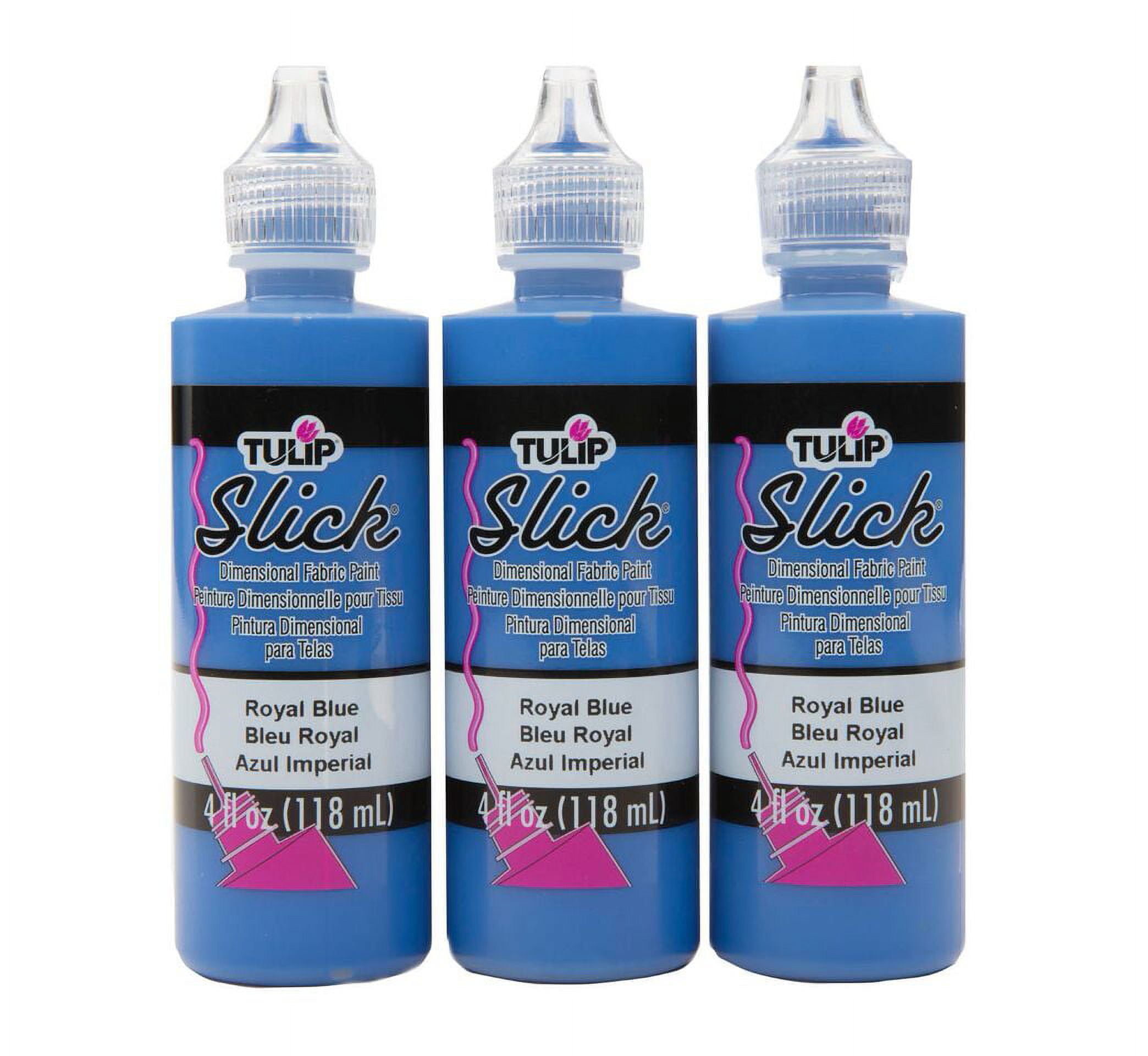 Tulip Dimensional Fabric Paint 4oz Slick - Royal Blue