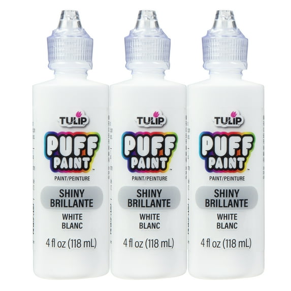Tulip Dimensional Fabric Slick Paint White 4 fl oz 3 pack Combo