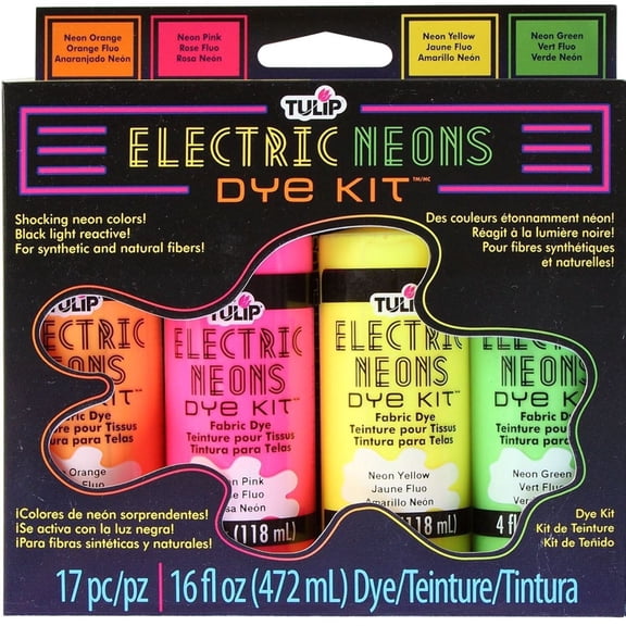 Tulip Electric Neons 4 Color Dye Kit