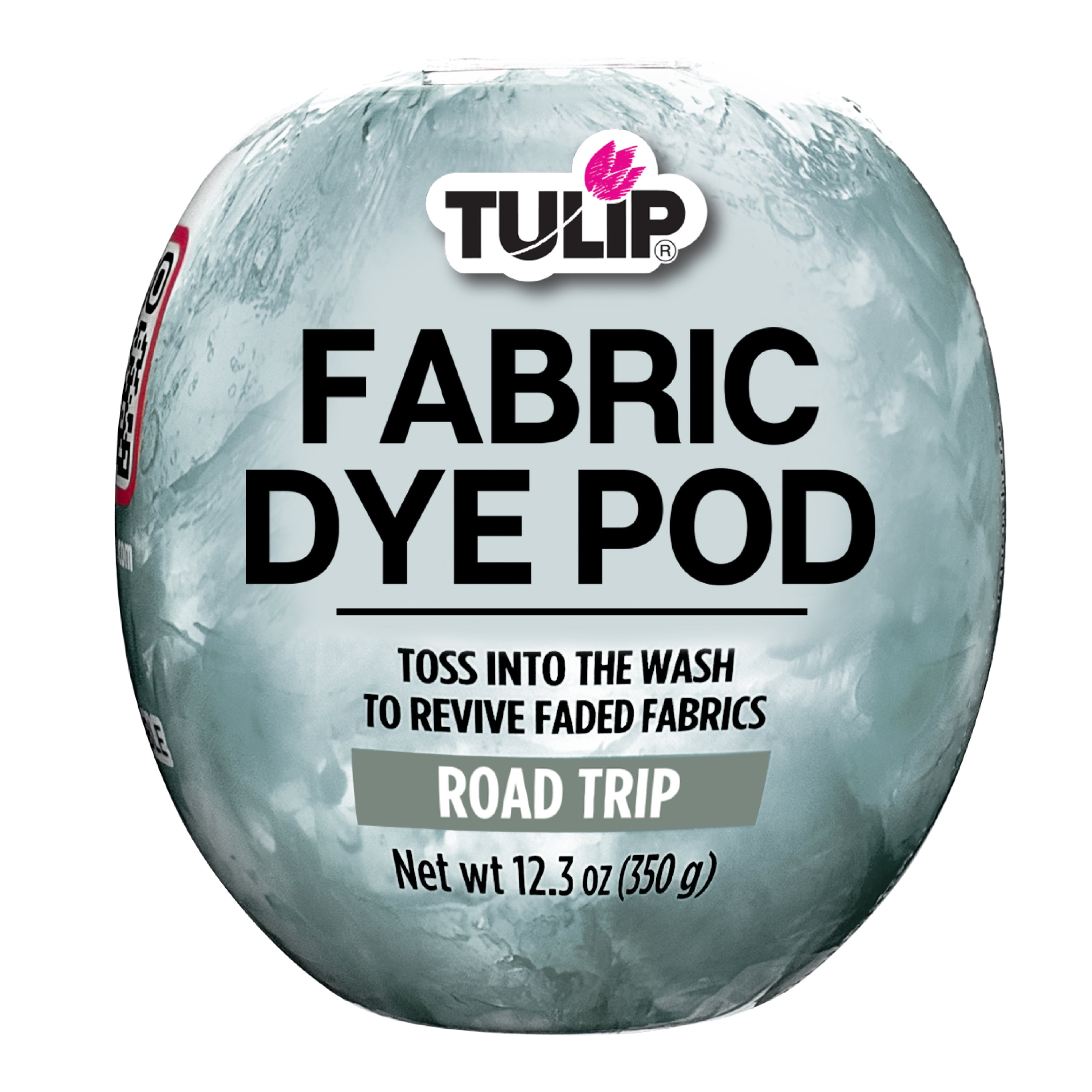 Tulip Fabric Dye Pod Road Trip (Gray) 12.3 oz, New Dye for Washing Machines