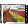thumbnail image 1 of Tulip Field - Netherlands 1000-Piece Puzzle, 1 of 3