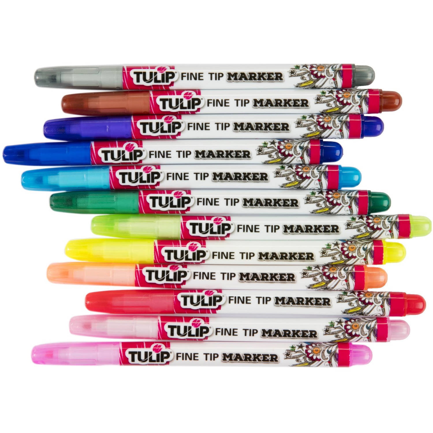 Tulip Fine Tip Fabric Markers - 20 Pack