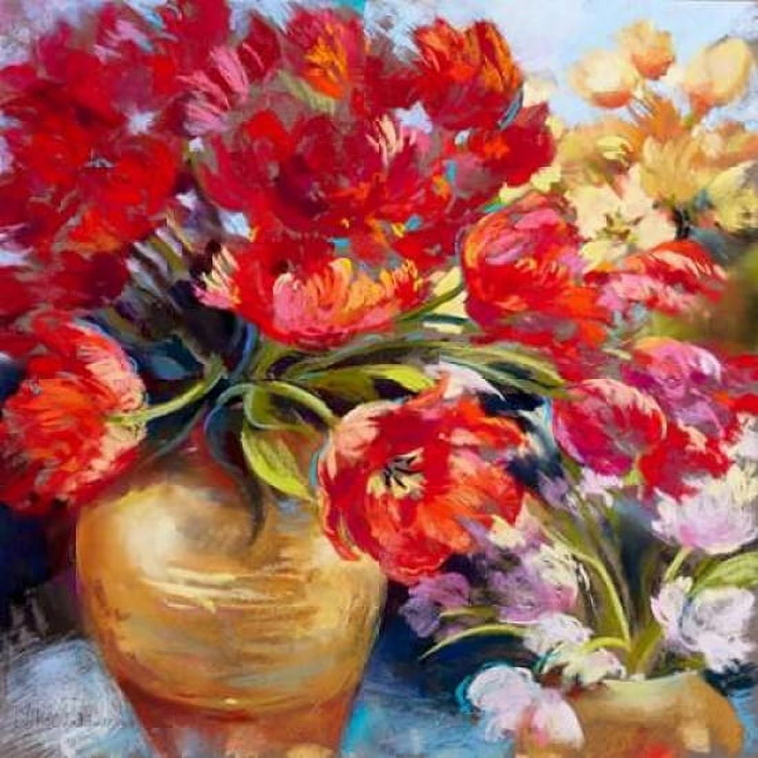 Tulip Firework Canvas Art - Nel Whatmore (24 x 24)
