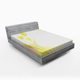 thumbnail image 1 of Tulip Fitted Sheet, Watercolors Background with Soft Pure Pastel Tone Effects Heralds of Spring Design, Soft Decorative Fabric Bedding, Full Size, Green Beige, by Ambesonne, 1 of 2