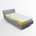 thumbnail image 1 of Tulip Fitted Sheet, Watercolors Background with Soft Pure Pastel Tone Effects Heralds of Spring Design, Soft Decorative Fabric Bedding, Twin XL Size, Green Beige, by Ambesonne, 1 of 2