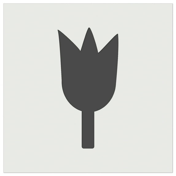 Tulip Flower Solid DIY Cookie Wall Craft Stencil - 4.5 Inch