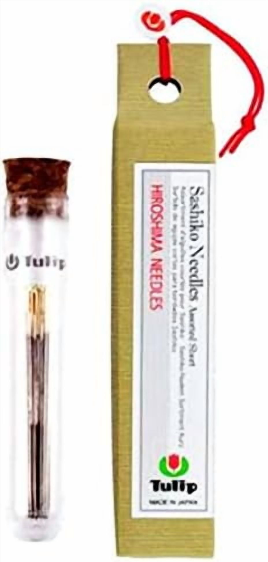 Tulip Hiroshima Sashiko Short Needle Assortment - 6 Needles in 3 Sizes