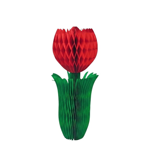 Tulip Honeycomb Decorations, Spring Decorations for Office, Table Decor, Tulip Party Decorations, Spring Centerpieces for Tables for Mothers Day Party, Womens Day