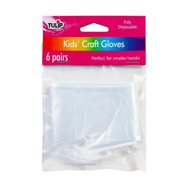 Tulip Kids' Craft Gloves - 6 Pairs