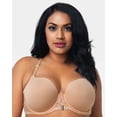 thumbnail image 1 of Tulip Lace Front Close T-shirt Bra - Champagne Nude - Final Sale!, 1 of 4