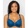 thumbnail image 1 of Tulip Lace Push Up Bra - Blue Sapphire - Final Sale!, 1 of 7