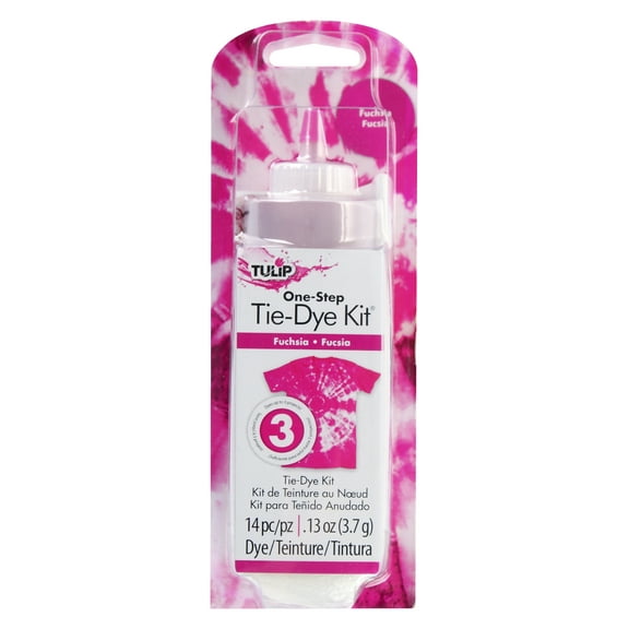 Tulip Mess-Free One Step Fashion Dye, 0.14 oz Bottle, Fuchsia
