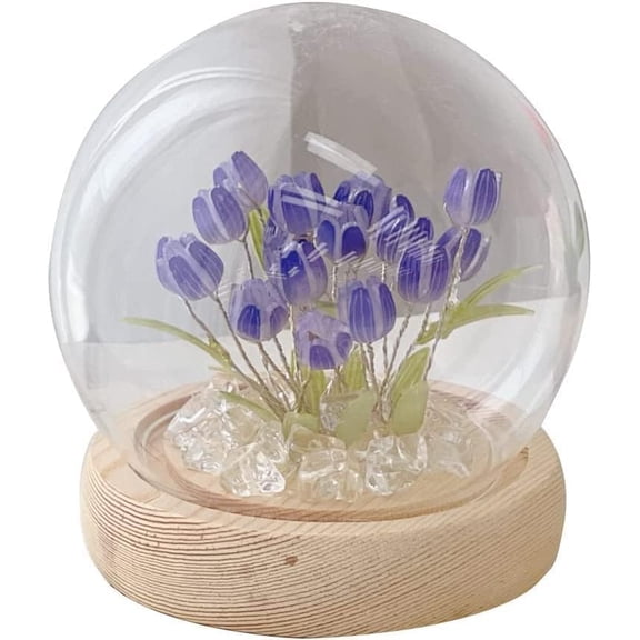 Tulip Night Light Tulip Lamp Handmade Tulip Night Light DIY Tulip Night Light Furniture Decoration Simulation Flower Bedroom Table Lamp