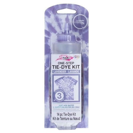 Tulip One-Step Lavender Tie-Dye Kit – Single Color Fabric Dye Kit for DIY Tie Dye Projects, Up to 3 Projects
