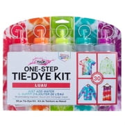 Tulip Luau 5-Color Tie-Dye Kit - Tropical One-Step Fabric Dye Set in Red, Orange, Lime, Teal & Violet
