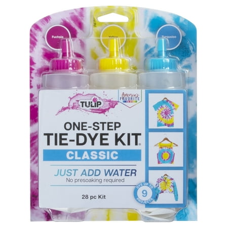 Tulip One-Step Tie-Dye 3 Color Kit, Classic, DIY Tie Dye