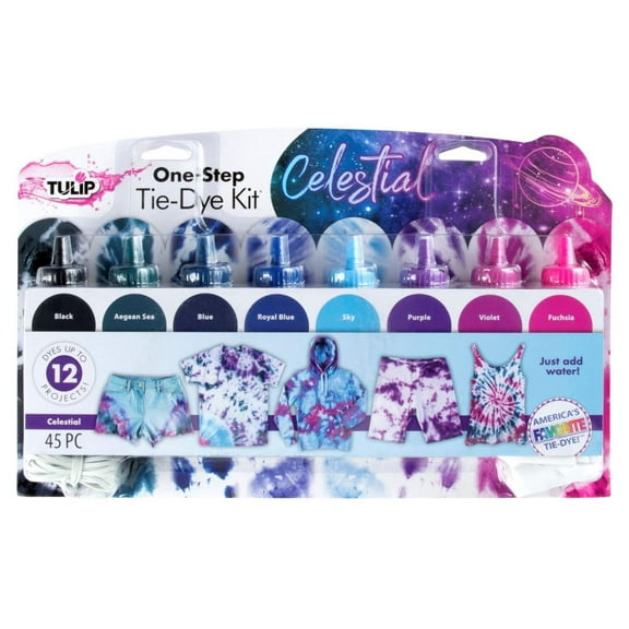 Tulip One-Step Tie-Dye 8 Color Kit Celestial, Galaxy of Colors