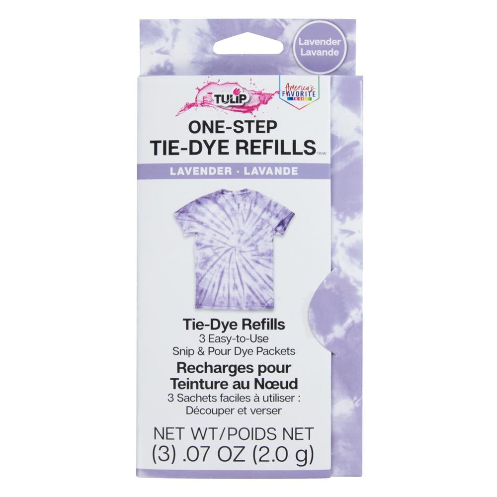 Tulip One-Step Tie-Dye Kit Dye Powder 3 4oz. Refill Packs, Teal
