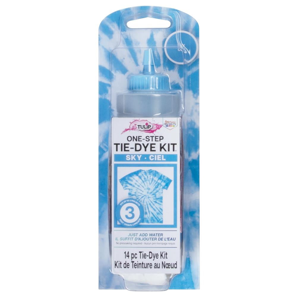 Tulip One-Step Tie-Dye Kit: 10-Color Value Tub with Bonus Glitter Fabric Spray