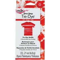 Tulip One-Step Tie-Dye Refill .13oz 3/Pkg-Red