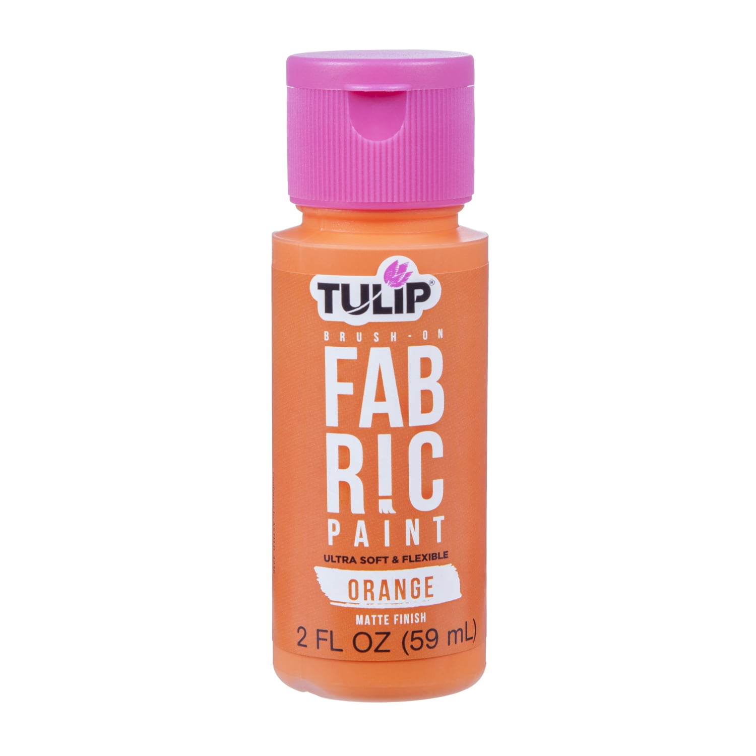 Tulip Orange Brush-on Fabric Paint, 2 oz.