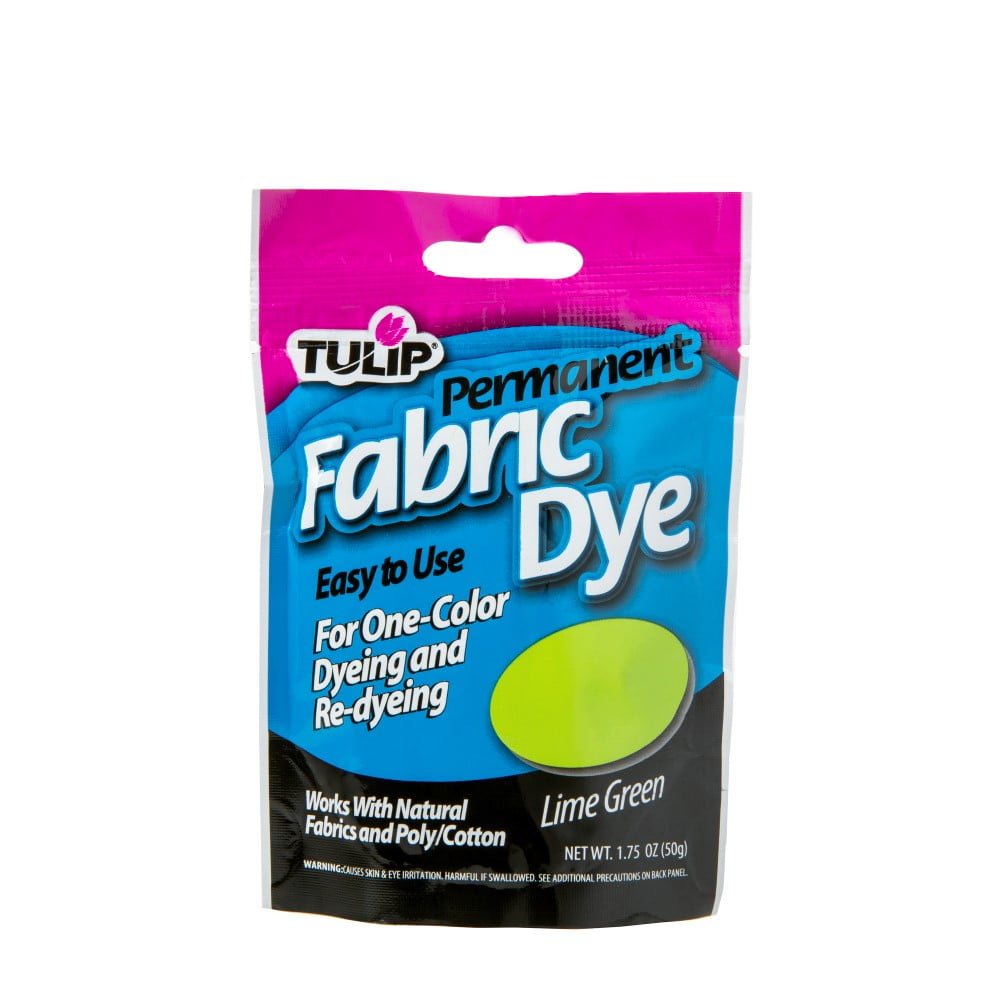 Tulip Permanent Fabric Dye Lime Green, Solid Coverage - Walmart.com