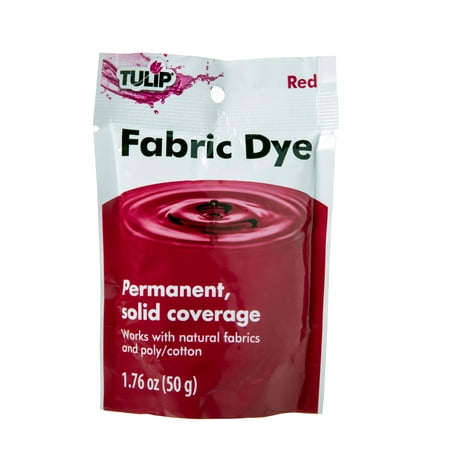 Tulip Permanent Fabric Dye, Red, 1.76 oz, Permanent & Non-Toxic