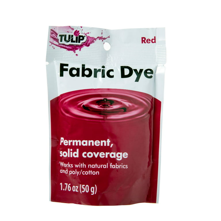Tulip Permanent Fabric Dye, Red, 1.76 oz, Permanent & Non-Toxic