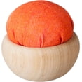 thumbnail image 1 of Tulip Pincushion W/Wood Base-Akane-Iro, 1 of 2