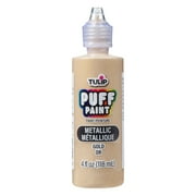 Tulip Puff Fabric Paint, Metallic Gold, 4 fl oz, Liquid Gel