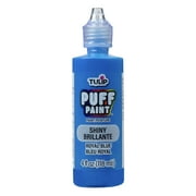 Tulip Puff Fabric Paint, Shiny Royal Blue, 4 fl oz, Liquid Gel